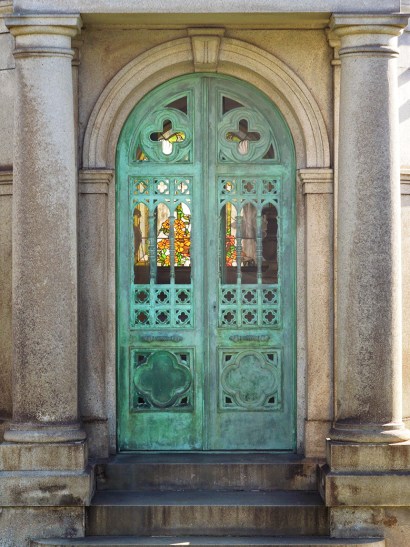 Mausoleum Doors: David Hewes vault