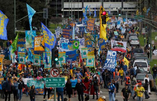 Anti-Fracking Demonstration