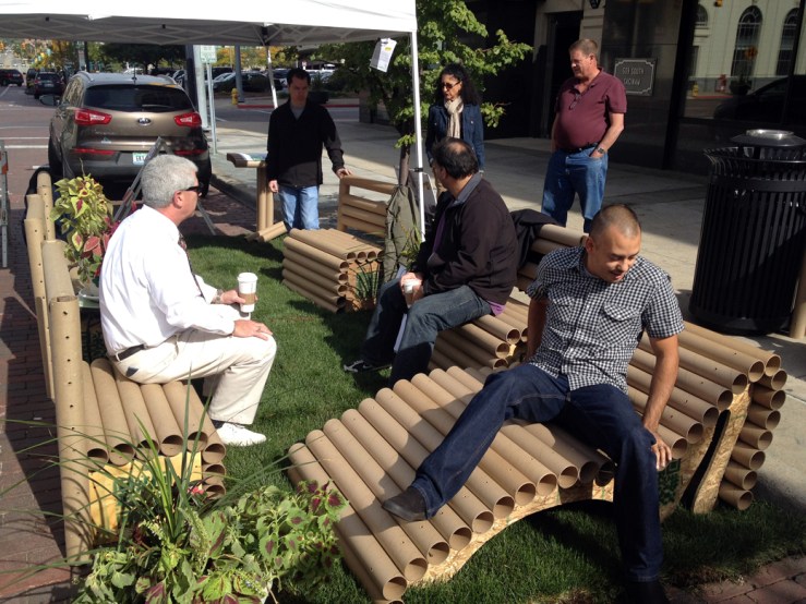 Parking Day in Flint, Michigan