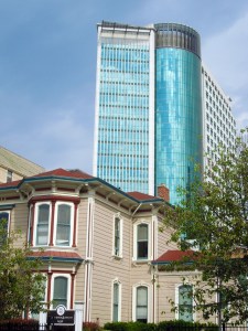 Old Victorian and New State Bldg