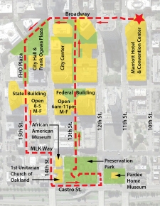 City Center Walk Map